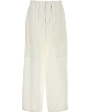 Jil Sander Cargo Trousers - White