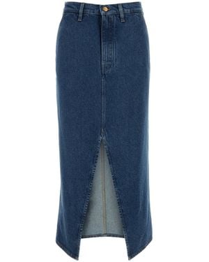 Jil Sander Denim Skirt - Blue