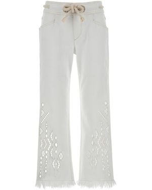 Isabel Marant White Denim Alison Jeans
