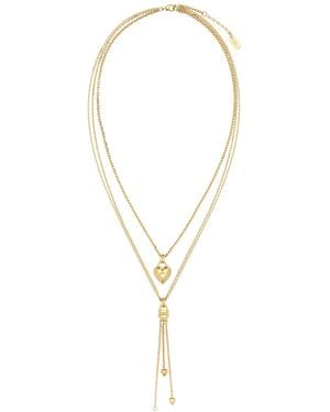 Chloé Metal Mini Paddington Necklace - Metallic