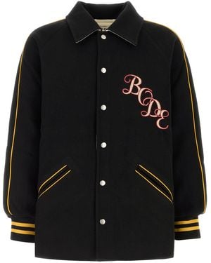 Bode Black Wool Jacket