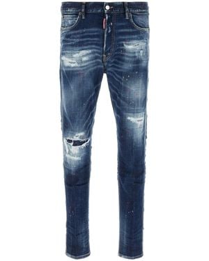 DSquared² Stretch Denim Cool Guy Jeans - Blue