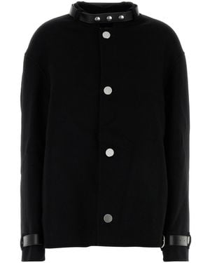 Jil Sander Cashmere Coat - Black