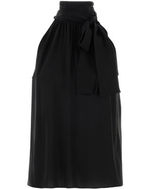 Valentino Garavani Black Crepe Top