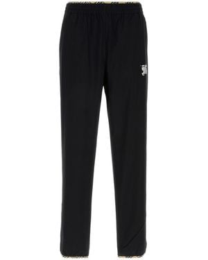 Burberry Black Stretch Nylon joggers