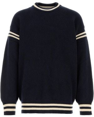 Golden Goose Deluxe Brand Midnight Cotton Oversize Jumper - Blue