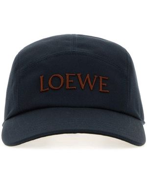 Loewe Cappello da baseball Camp in tela blu scuro
