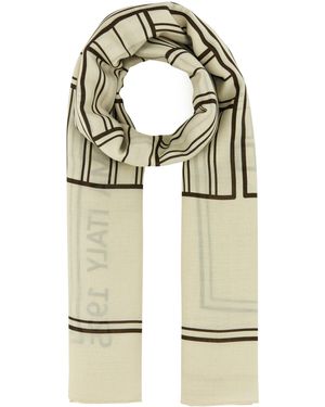 Fendi Foulard in misto cotone stampato - Multicolore