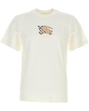 Burberry White Cotton T-shirt