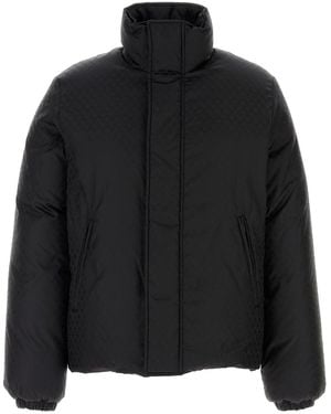 McQueen Black Nylon Down Jacket