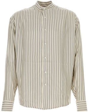 LeKasha Col Mao Shirt - White