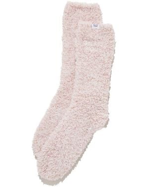 gelato pique Melange Embroidered Logo Socks - Pink