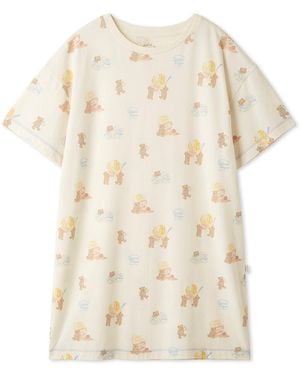 gelato pique Cool Rayon Ice Bear Dress - White