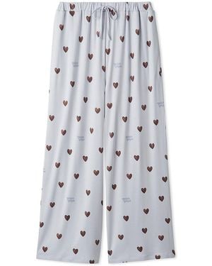 gelato pique Cool Rayon Heart Pants - Gray