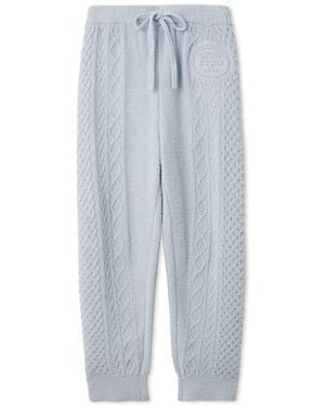 gelato pique Airy Moco Ice Cream Sandwich Aran Long Pants - Blue
