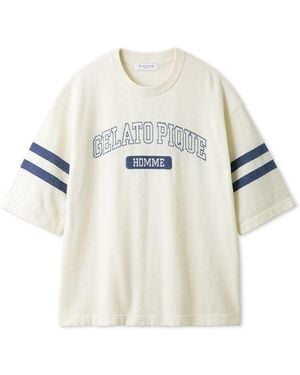 gelato pique Air Moco College Drop Shoulder Lounge T-Shirt - White