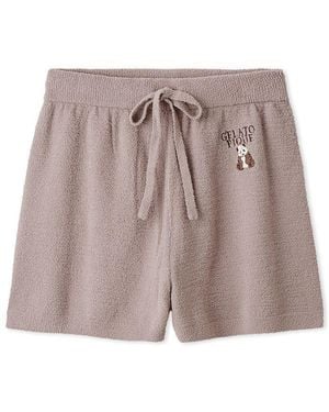 gelato pique Panda Jacquard Lounge Shorts - Brown