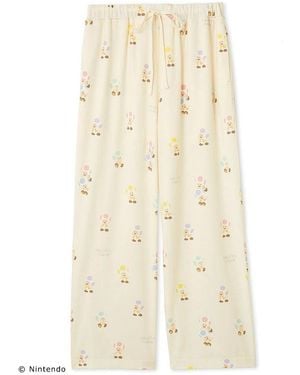 gelato pique [Super Mario] Toad & Yoshi Pants - Natural