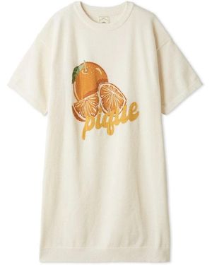 gelato pique Smoothie Fruit Jacquard Dress - White
