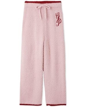 gelato pique Glittering Feather Pants - Pink
