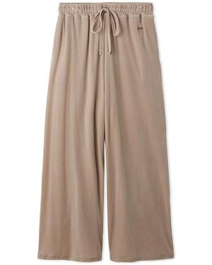 gelato pique Velour Long Pants - Natural