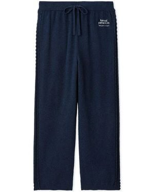 gelato pique [Kansaï Yamamoto] Smoothie Jacquard Long Pants - Blue