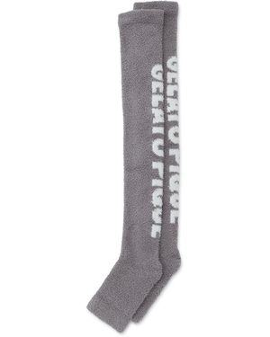 gelato pique [Sleep] Logo Jacquard Travel Compression Socks - Gray