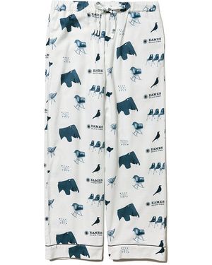gelato pique Eames Chair Motif Lounging Pajamas Pants - Gray