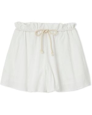 gelato pique Gradation Flare Shorts - White