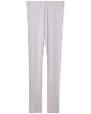 gelato pique Moisture-Wicking Rib Leggings - White