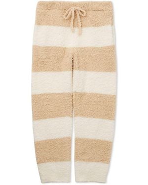 gelato pique Gelato 2 Border Fuzzy Pajama Pants - Natural