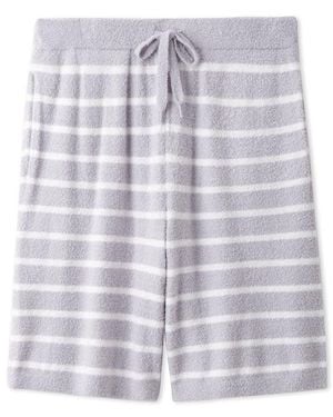 gelato pique Smoothie Striped Pajama Shorts - Gray