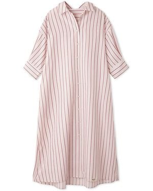 gelato pique Striped Lounge Dress - Pink