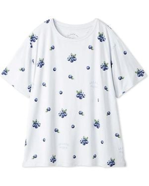 gelato pique Cool Rayon Fruits T-Shirt - White