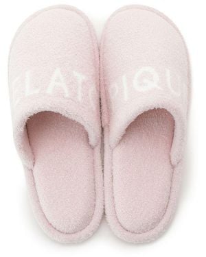 gelato pique Smoothie All-Season Logo Room Shoes - Pink