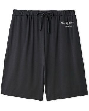gelato pique Cool Rayon Mellow Fluffy Logo Shorts - Gray