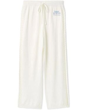 gelato pique [Kansaï Yamamoto] Smoothie Jacquard Long Pants - White