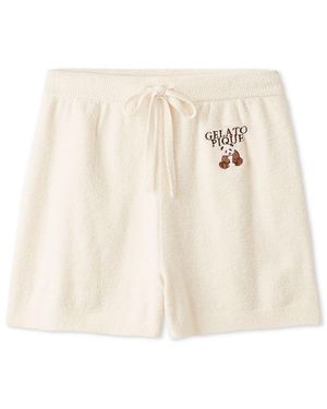 gelato pique Panda Jacquard Lounge Shorts - Natural