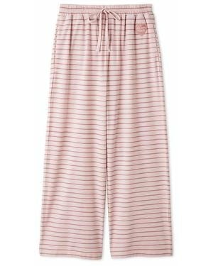 gelato pique Cool-To-Touch Heart Striped Pants - Pink