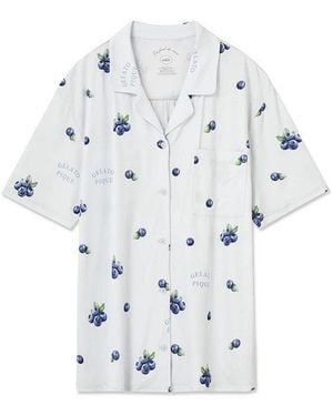 gelato pique Cool Rayon Fruits Shirt - White