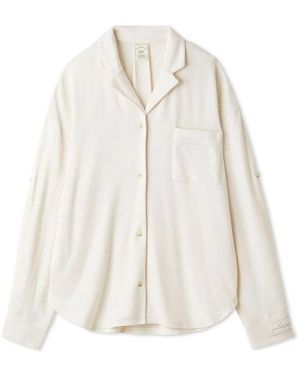 gelato pique [Uv-Cut] Snow Fabric Shirt - White