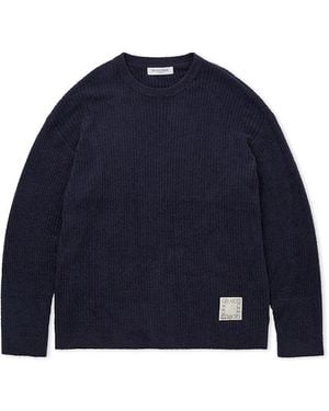 gelato pique Hot Smoothie Long Sleeves Ribbed Sweater - Blue