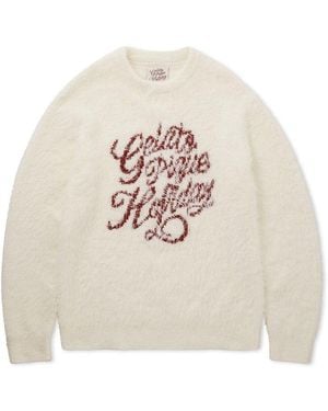 gelato pique Feather Pullover Sweater - White