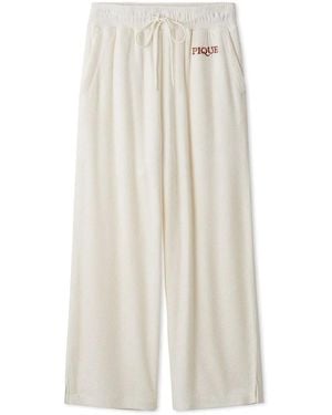 gelato pique Uv-Cut Cool Pile Sporty Pants - White
