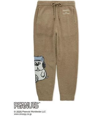 gelato pique [Peanuts] Olaf Jacquard Lounge Pants - Green