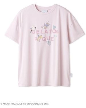 gelato pique [Dragon Quest] One-Point T-Shirt - Pink