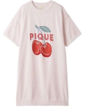 gelato pique Smoothie Fruit Jacquard Dress - White
