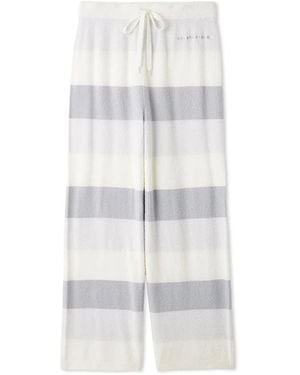 gelato pique Smoothie Three-Color Stripe Pants - White