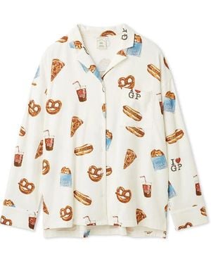 gelato pique Ny Food Printed Shirt - White