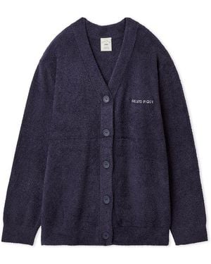 gelato pique Smoothie All-Season Logo Cardigan - Blue